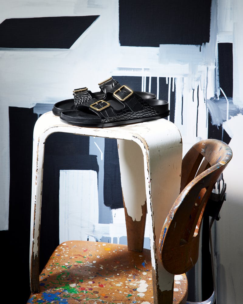 birkenstock arizona crocodile